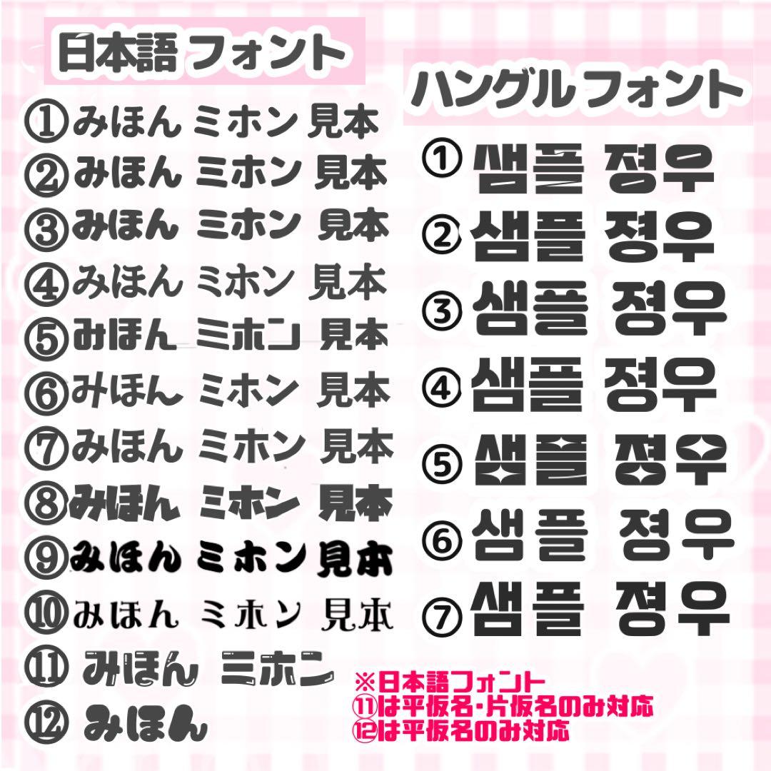 ゆあ様 うちわ文字 オーダーページ