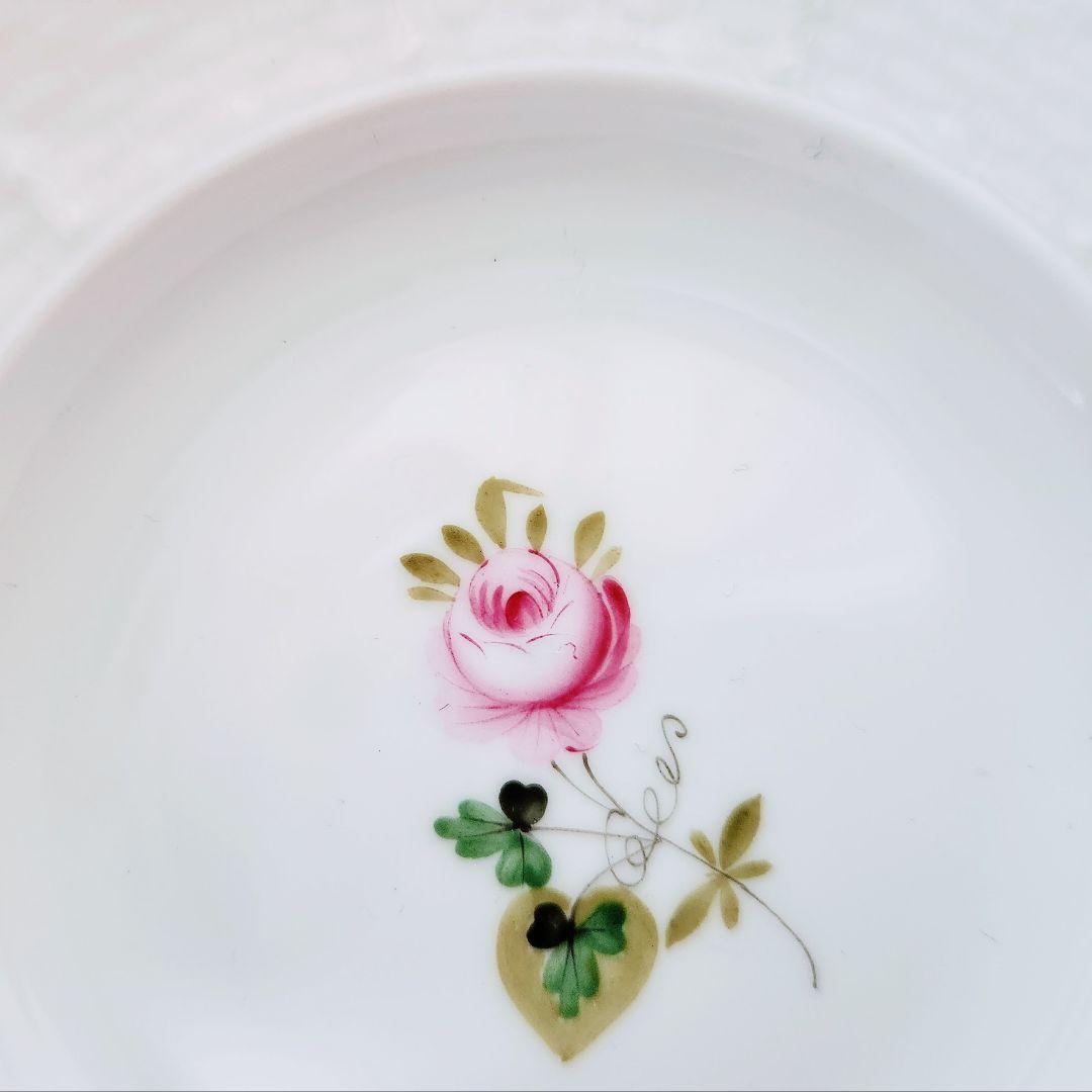 ヘレンドHEREND【ウィーンの薔薇】プレート2P【未使用美品・箱栞付き】