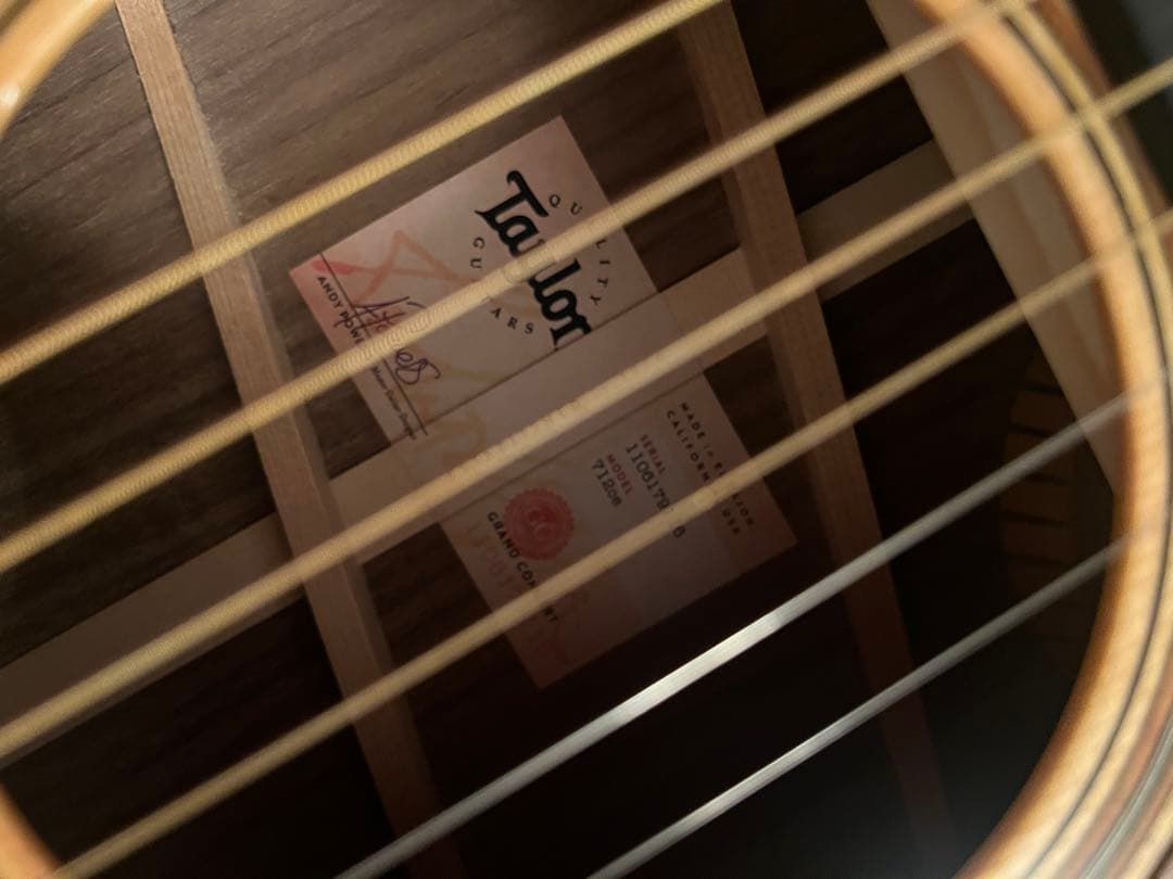【美品】Taylor 712ce V-Class おまけ付き