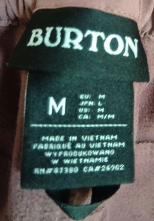 女性Mサイズ(日本L相当)BURTONビブパンツ スノーボードウェア バートン