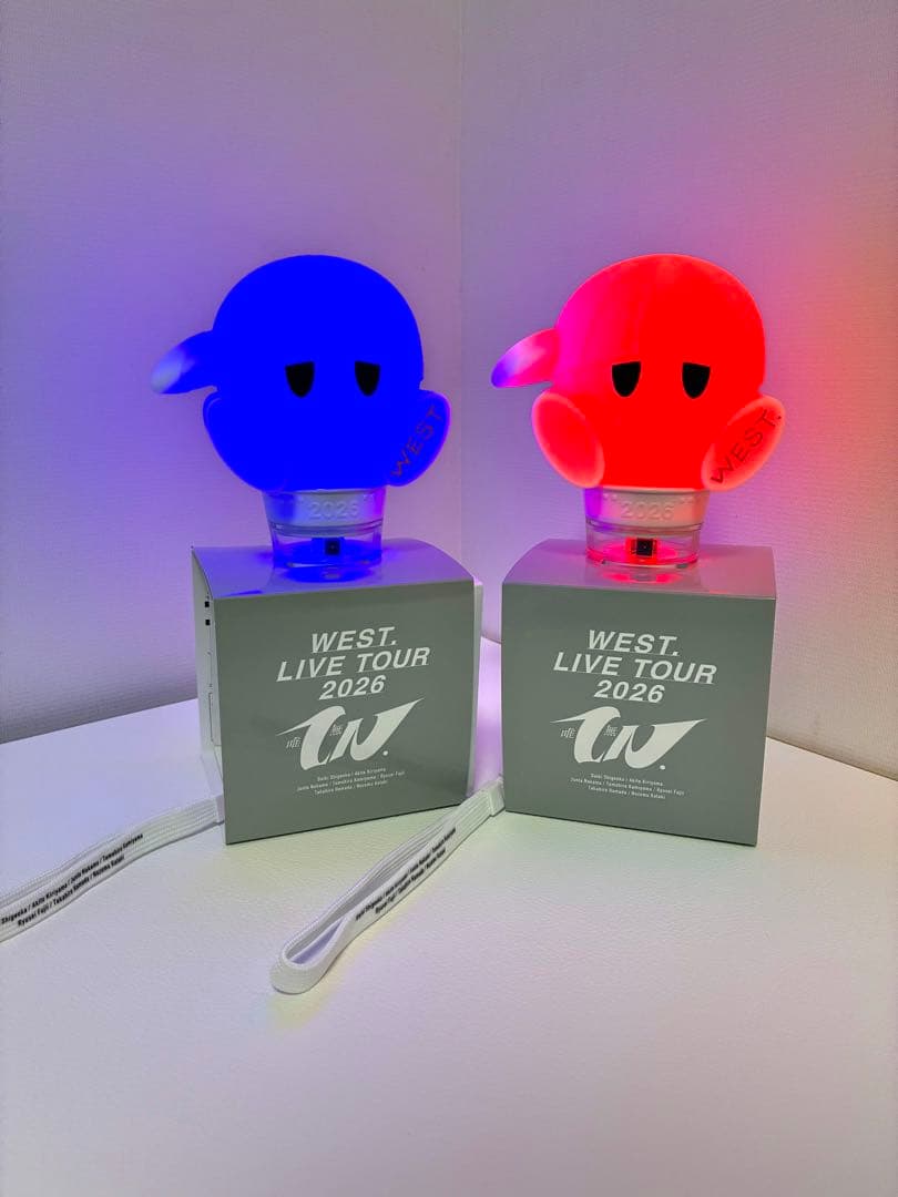 【美品】 WEST. 唯一無二 むにむにペンライト ２個セット