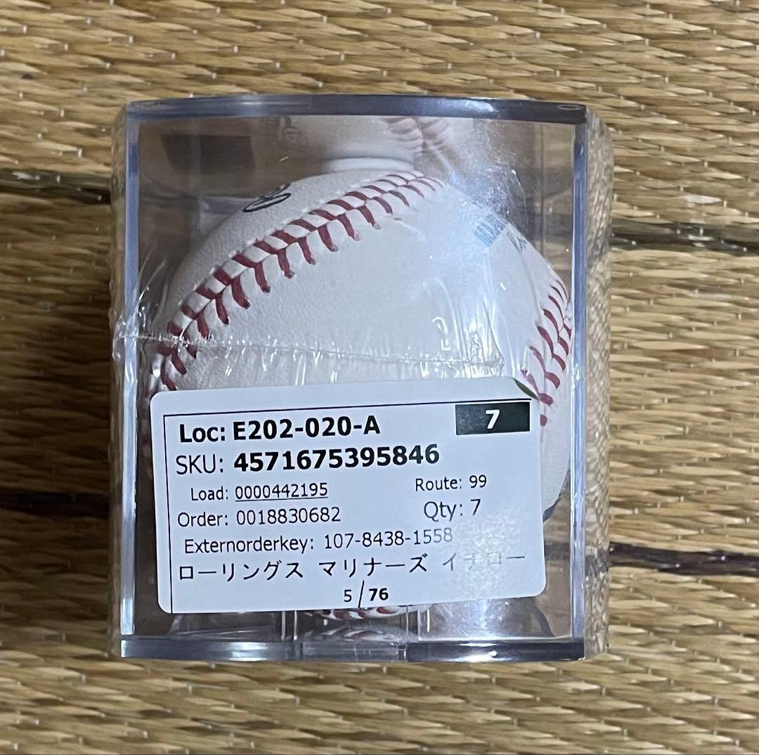 s*n様 ローリングス MLB オーセンティック　イチロー殿堂入り記念球