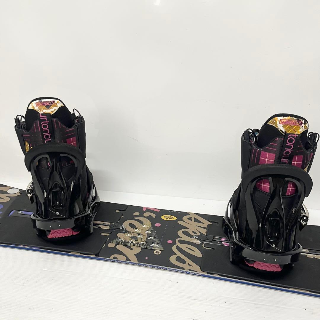 Burton レディース　スノボセット　バートン　スノーボード ケース付き