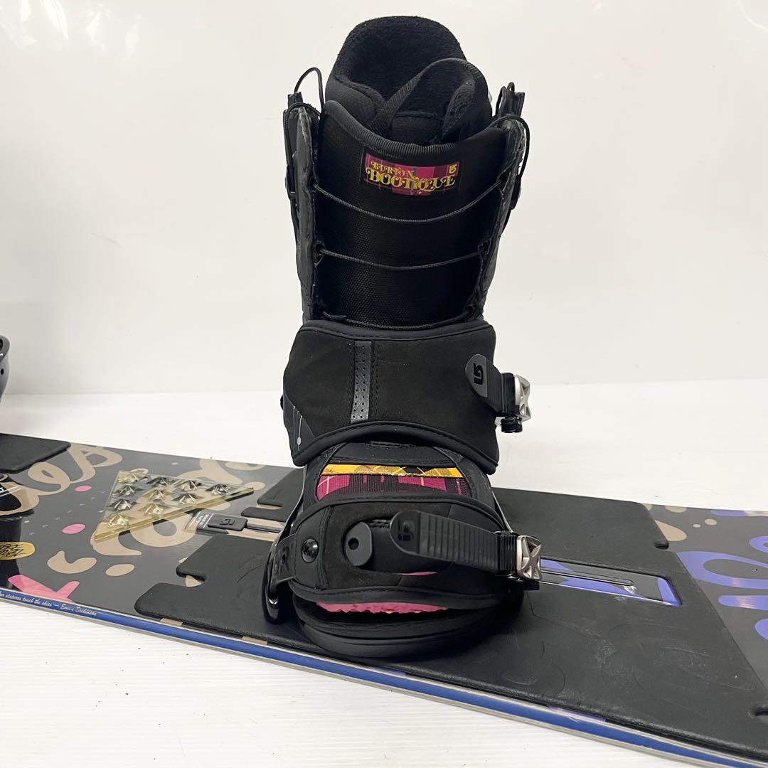 Burton レディース　スノボセット　バートン　スノーボード ケース付き