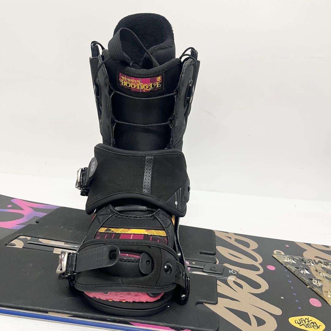 Burton レディース　スノボセット　バートン　スノーボード ケース付き
