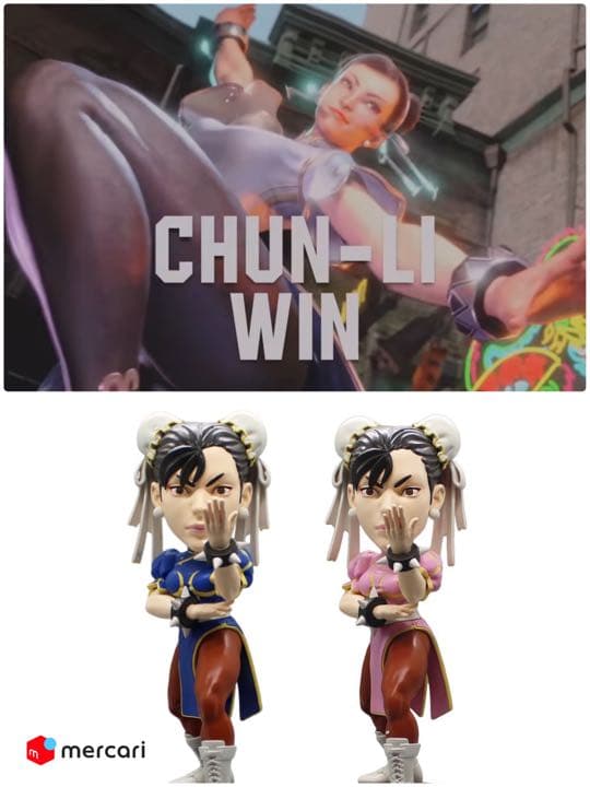 ☆ 春麗　チュンリー青 ボビングヘッド　ヘッドノッカー