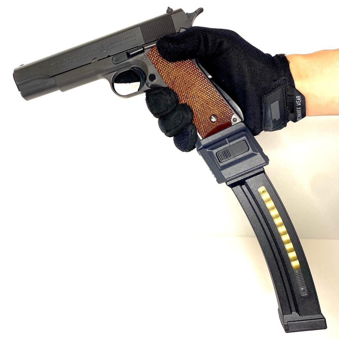 エアコキガバメント MP5マガジンアダプター M1911 サバゲー