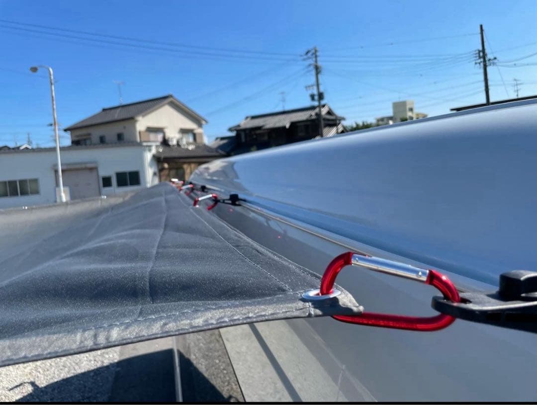 BonBカーサイドタープハイエース バンライフ　車中泊キャンピングカー