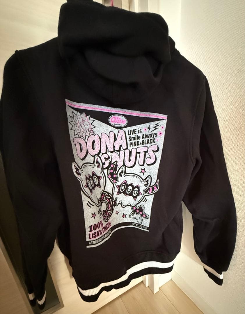 LiSAオフィシャルグッズ スタジャンパーカー