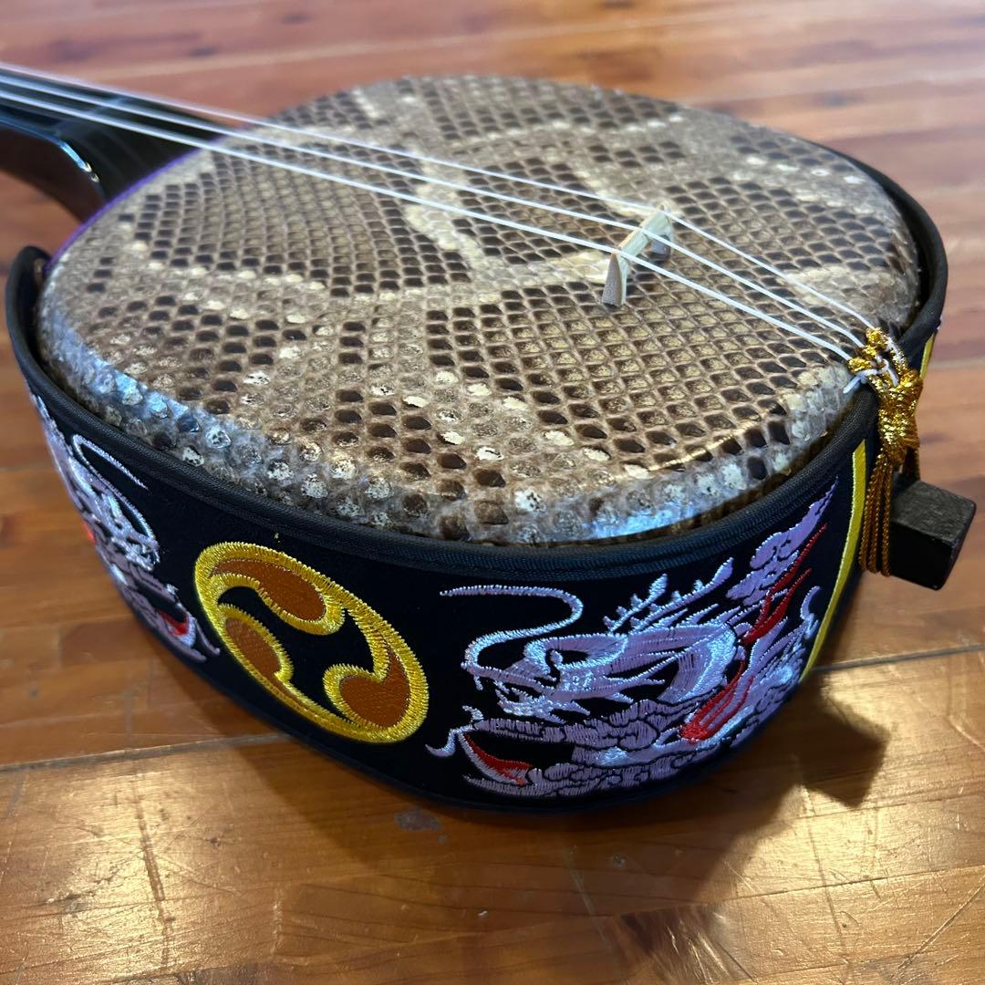 ◼️宮古島から❷ ◼️新品未使用　◼️本皮強化張り三線　◼️女性　◼️沖縄　◼️初心者　音有