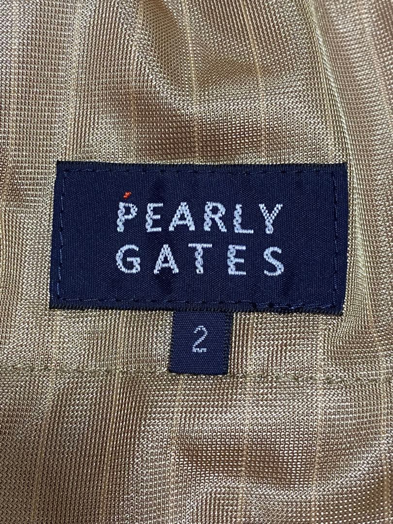 美品 PEARLY GATES オレンジスカート 蓄熱 防寒 サイズ2 中綿 L