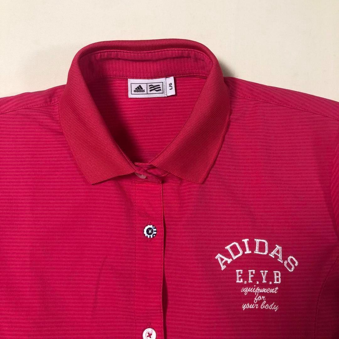 アディダスゴルフ スポーツ ウェア ワンピース ホワイト ピンク ブラック L