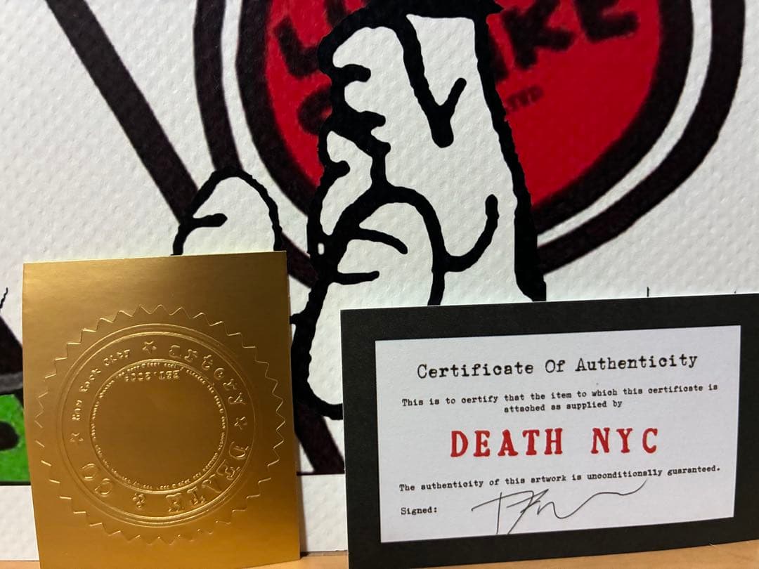 DEATH NYC 限定プリント スヌーピー