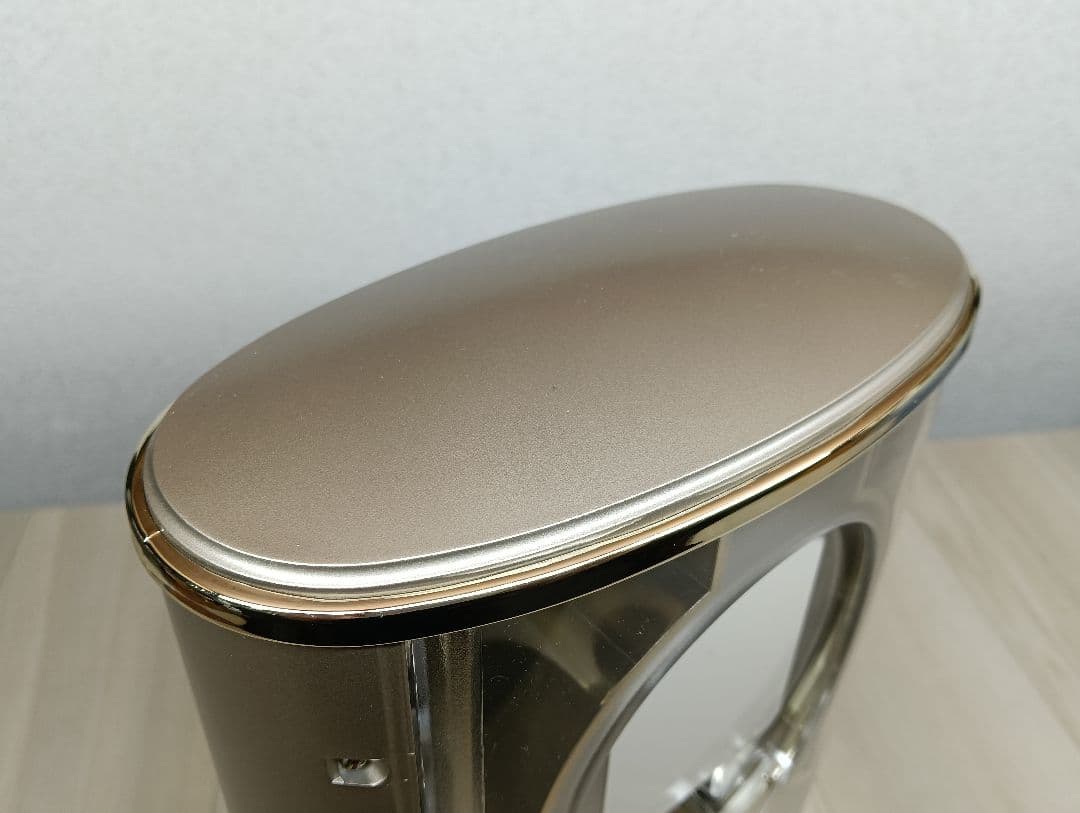 y【美品】CITIZEN 置時計 クォーツ クリスタル装飾付き