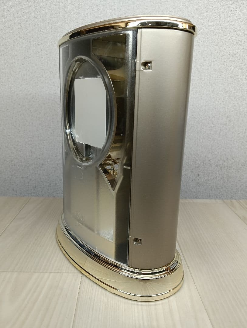 y【美品】CITIZEN 置時計 クォーツ クリスタル装飾付き