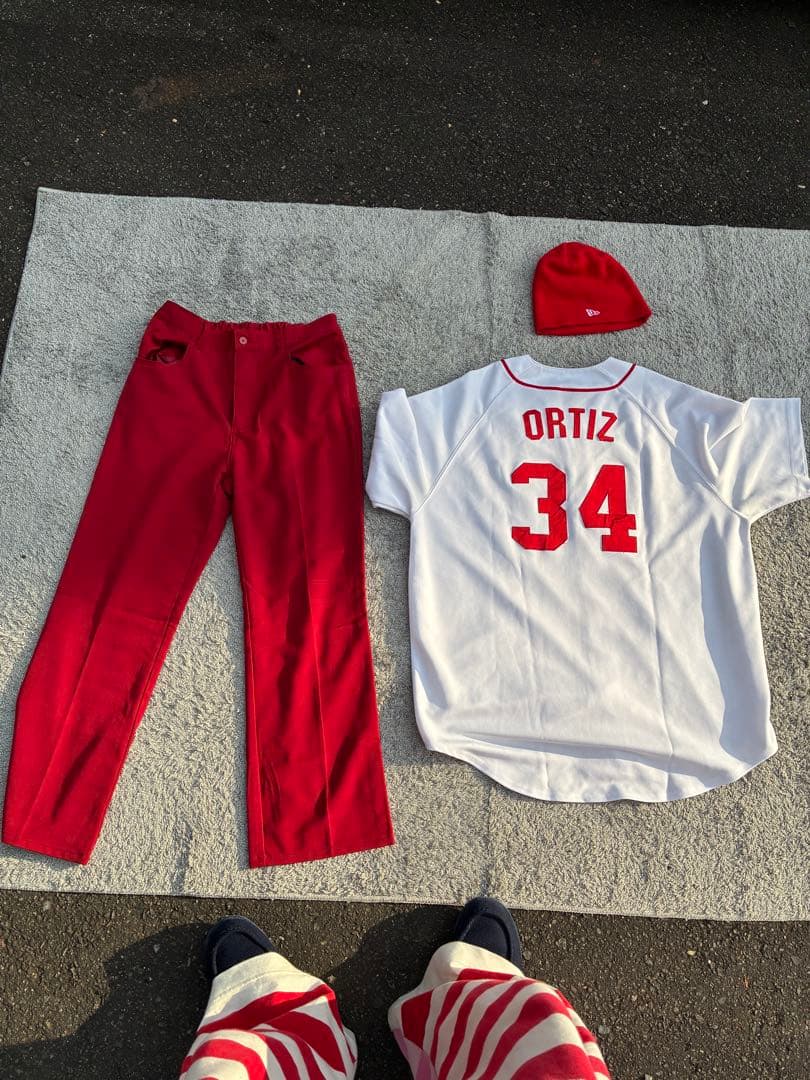 レッドソックス ORTIZ 34 ユニフォームセット