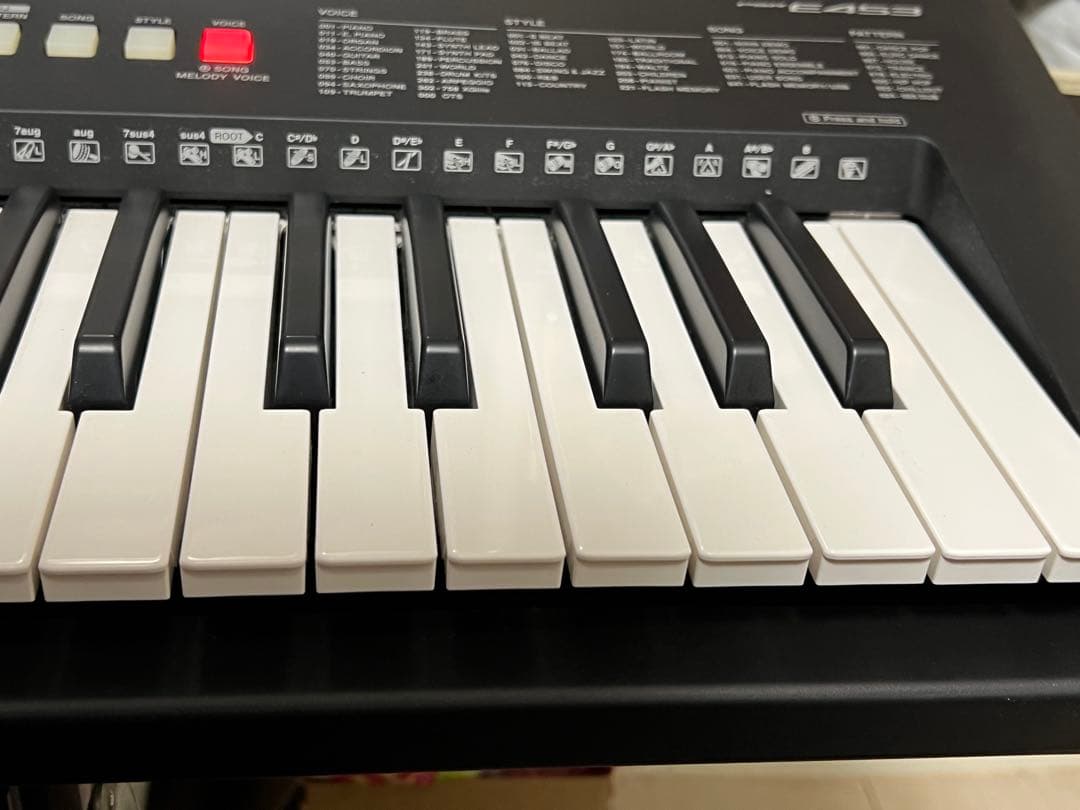 即発送 YAMAHA PSR-E453 61鍵　アダプター　 カバー付き