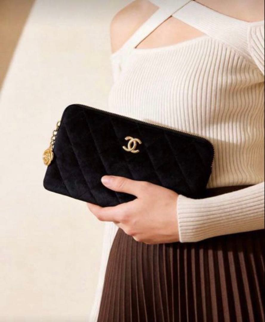 新品♡CHANELシャネル♡メイクアップポーチ♡ノベルティ♡クラッチバッグ