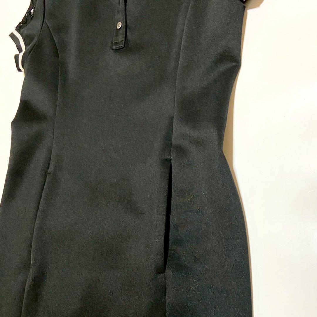 美品 セントアンドリュース ゴルフウェア ワンピース レース ブラック S