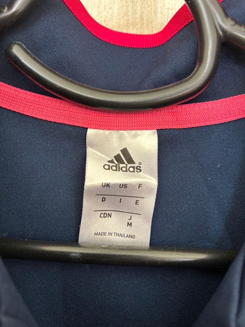 adidas ジャージセット ネイビー/ホワイト/レッド