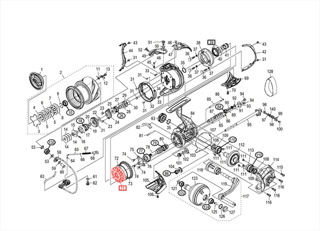 20ステラ SW 4000/5000/6000 シリーズ ローラークラッチ組