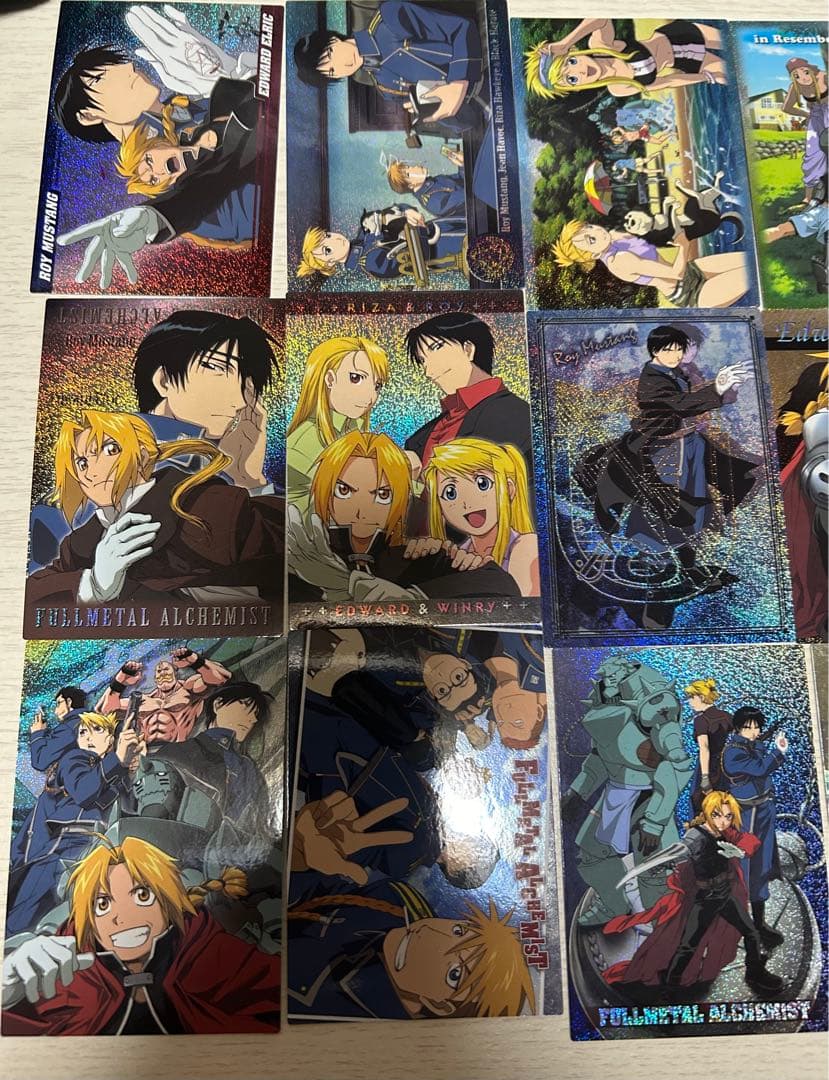 鋼の錬金術師　カードラムネ　エド　アル　ロイ　リザ