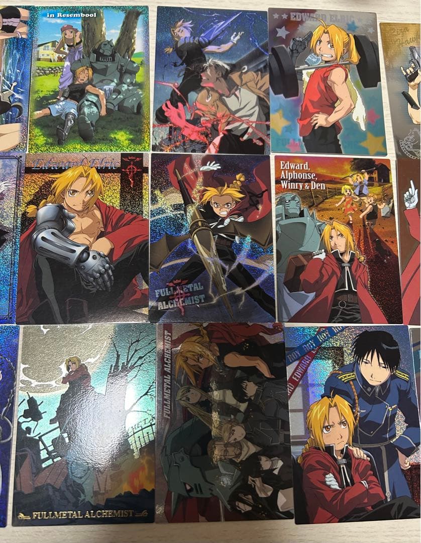 鋼の錬金術師　カードラムネ　エド　アル　ロイ　リザ