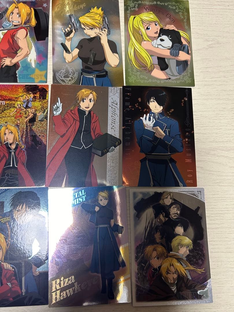 鋼の錬金術師　カードラムネ　エド　アル　ロイ　リザ