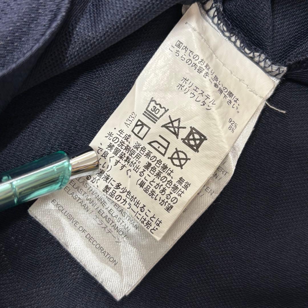 【美品】J.LINDEBERG J.リンドバーグ 半袖ポロシャツ ネイビー L