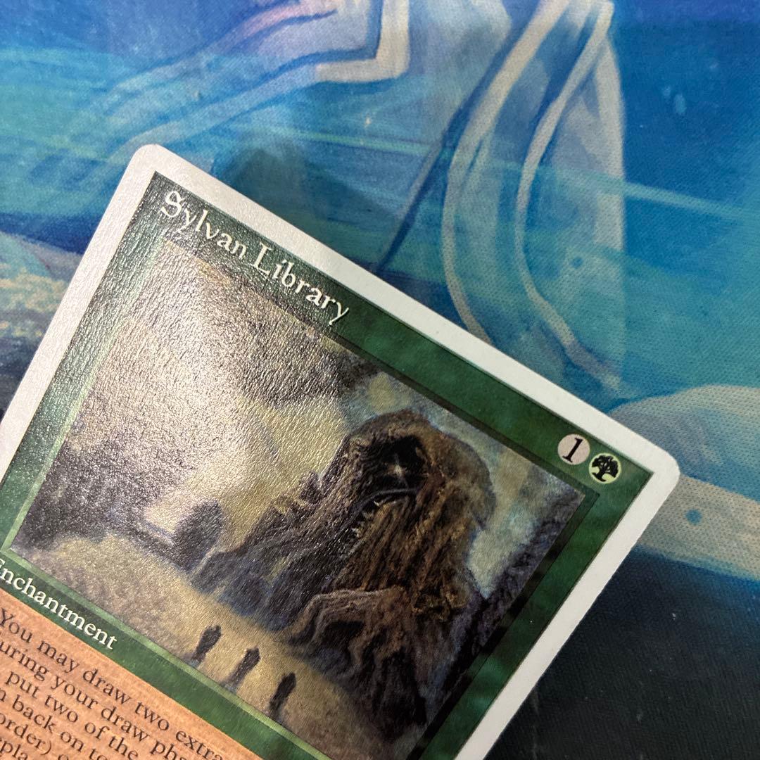 MTG アルターネイト版】《森の知恵/Sylvan Library 4ED EN