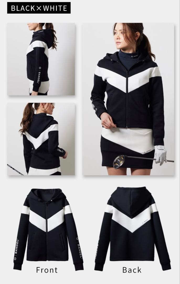 BANDEL バンデル パーカー V SWITCH FULL ZIP PARKA
