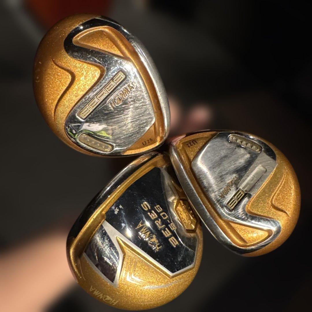 【★4高級】HONMA BERES 3本セット FW5 U22 U25