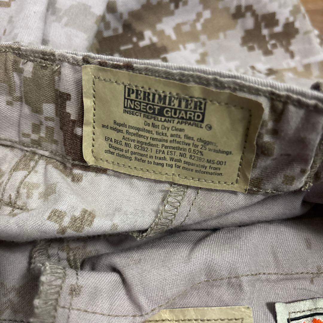 米軍　実物　FROG WOODLAND DESERT MARPAT サイズM ⑤