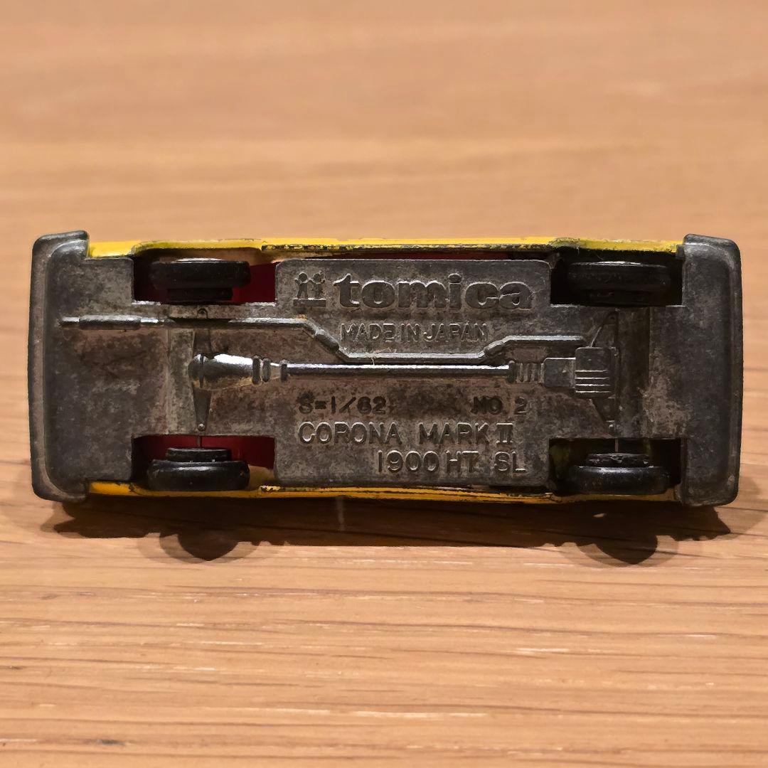 【トミカ】No.2 トヨタ コロナ マークII 1900HT 1Aホイール日本製