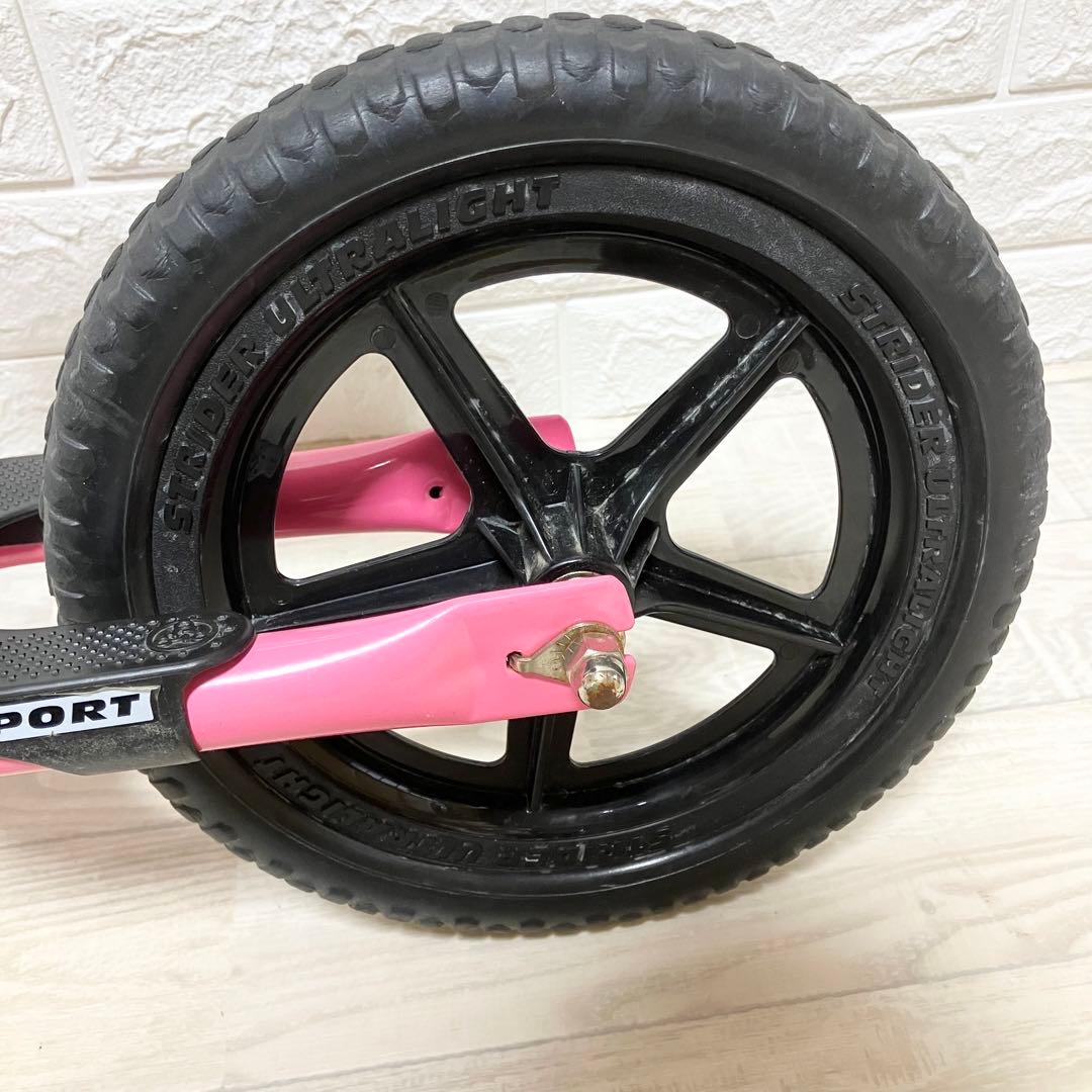 別サドル付き　美品　ストライダー　スポーツ　12インチ　ピンク