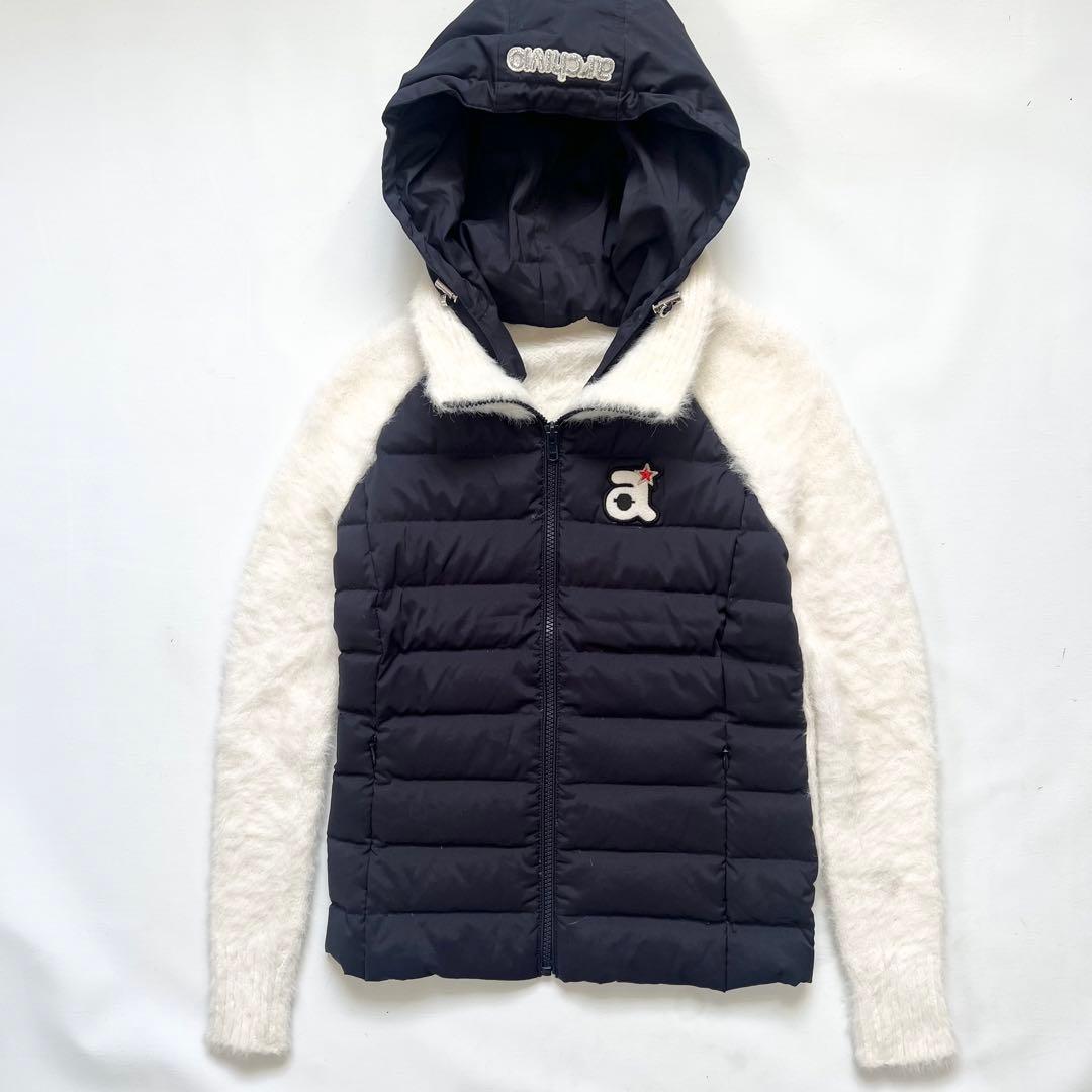 ARCHIVIO アルチビオ ダウン×ファー　2way ゴルフ　ジャケット　36