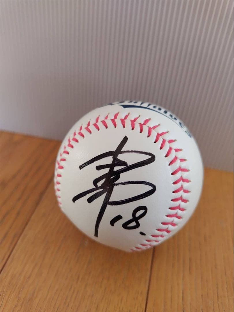山本由伸 オリックス・バファローズ 球団ロゴ入り直筆サインボール(証拠写真付き)