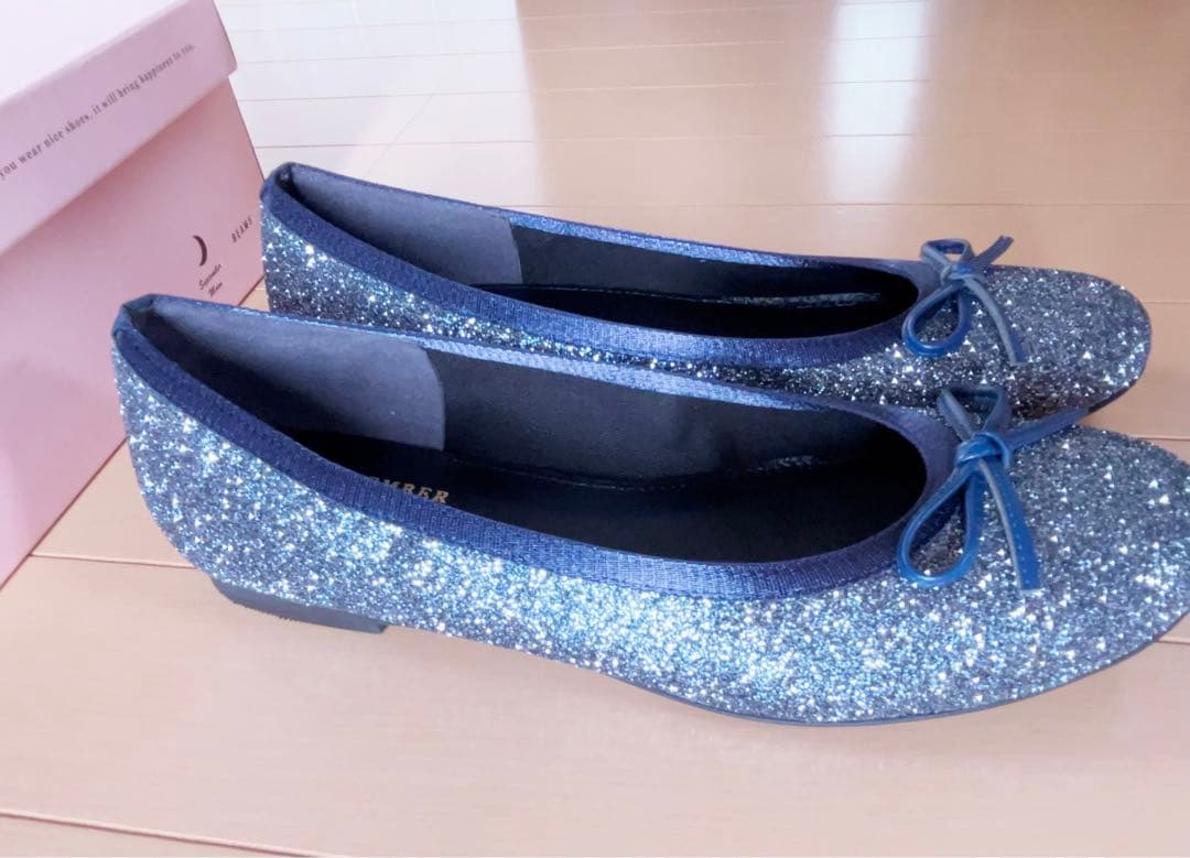 【新品】ビームスbeams 24㎝September Moon バレエシューズ