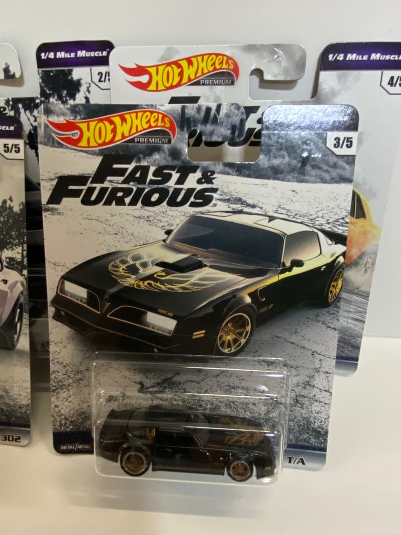 ホットウィール ワイルドスピード　マッスルカー　5台