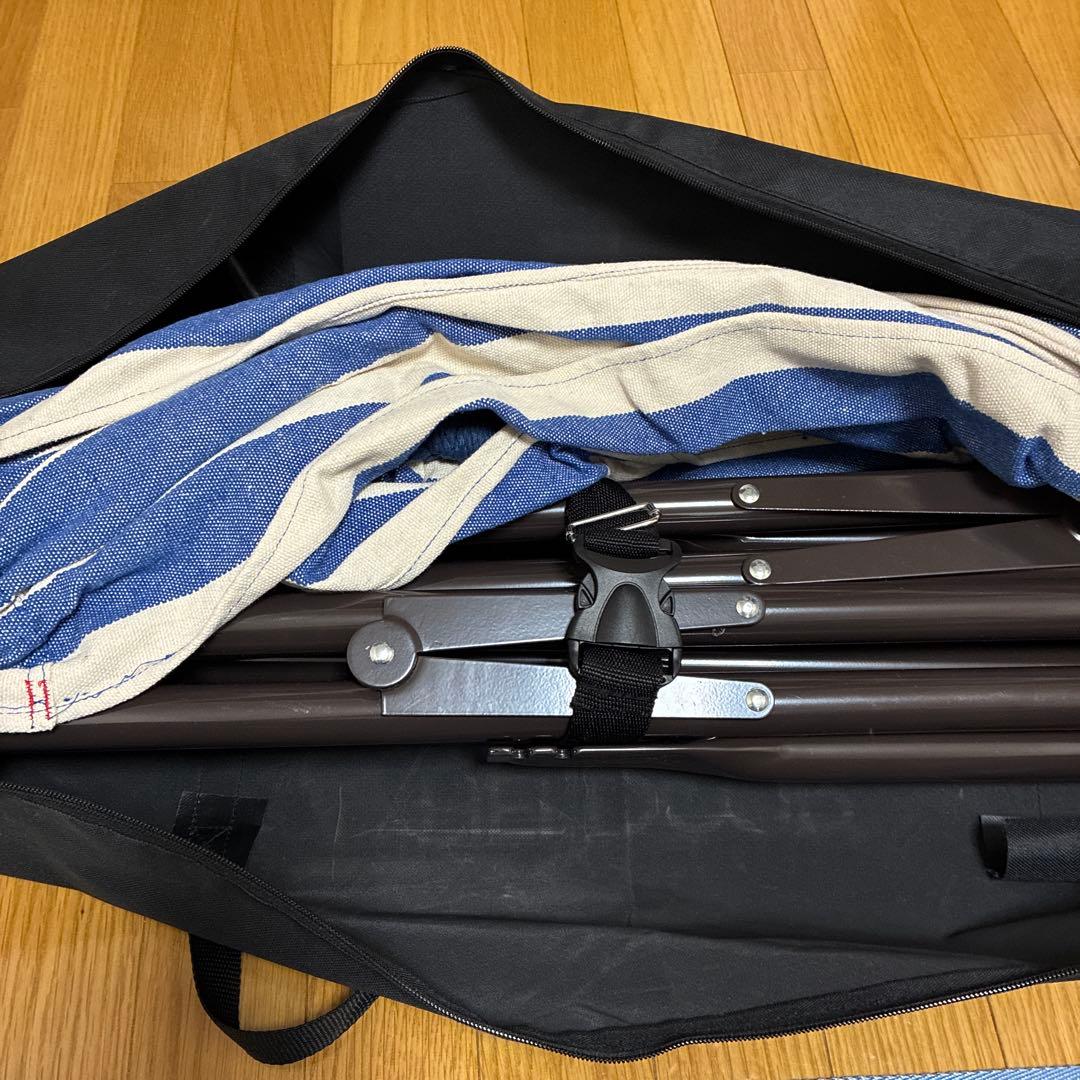 【新品】FIELDOOR ハンモック ベージュ ブルー