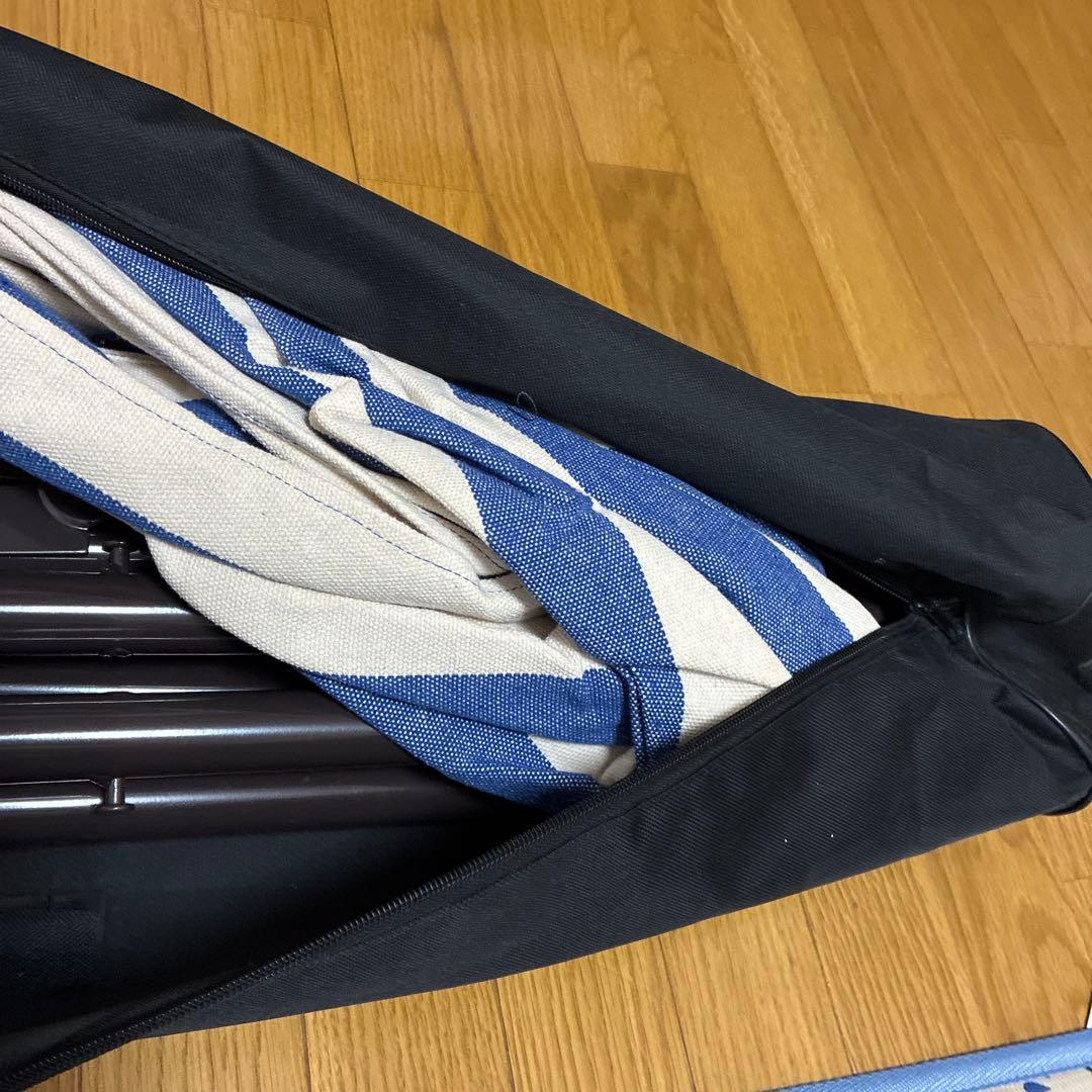【新品】FIELDOOR ハンモック ベージュ ブルー