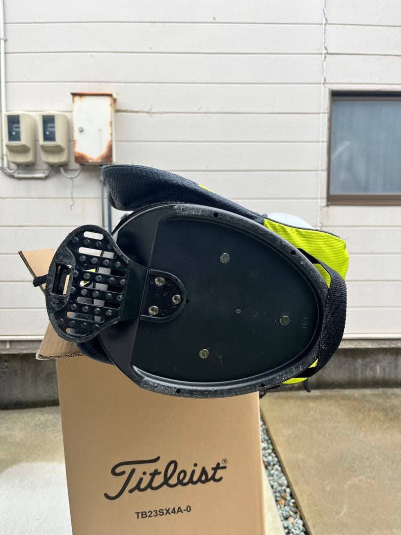 Cleveland スタンド付きキャディバッグ グレー　ブラック　イエロー