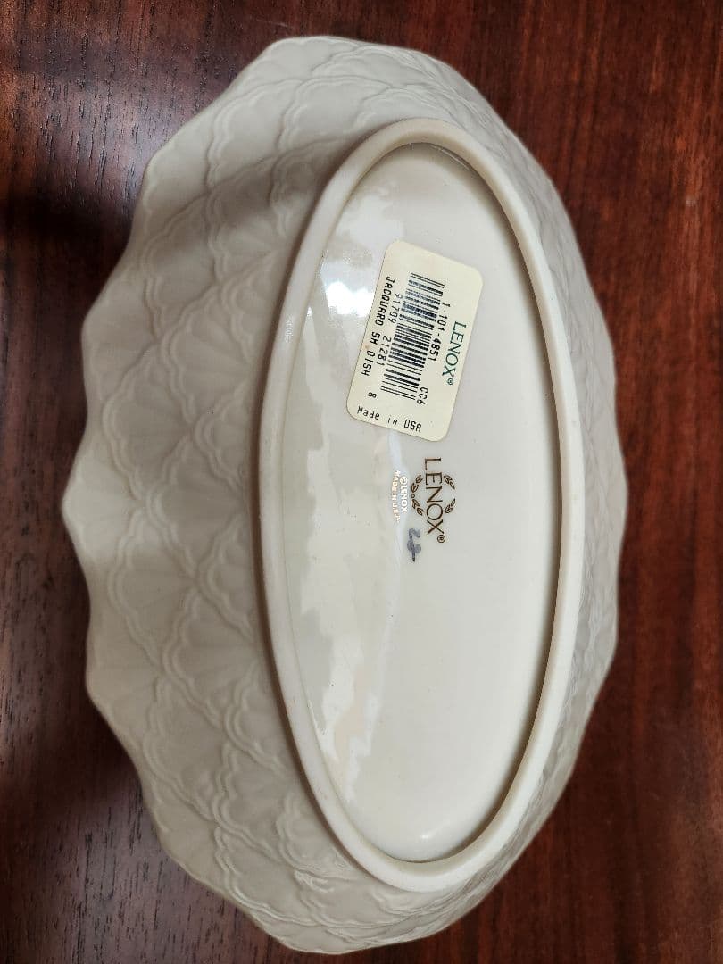 LENOX　金縁オーバルプレート 2種類 陶磁器