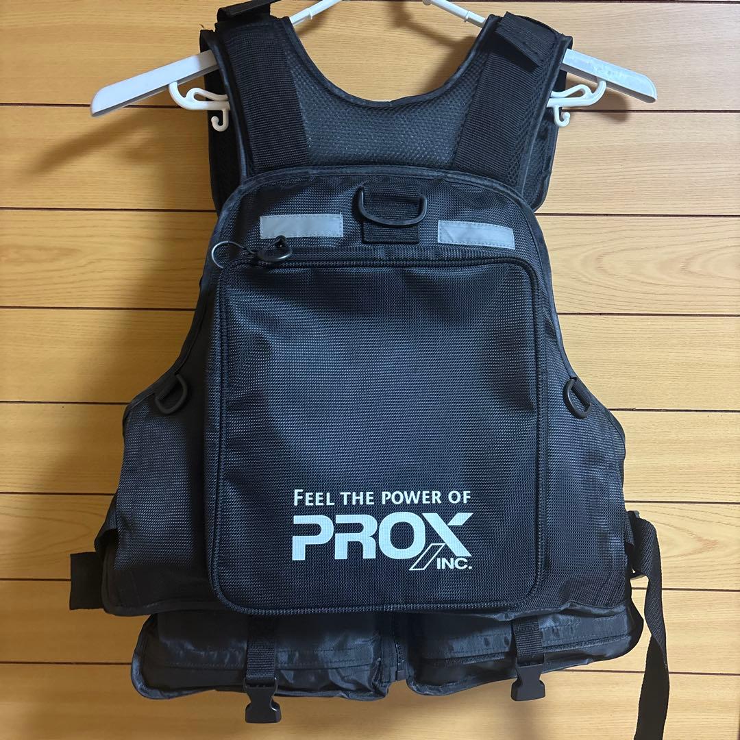 PROX フィッシングフローティングベスト フリーサイズ(ブラック)