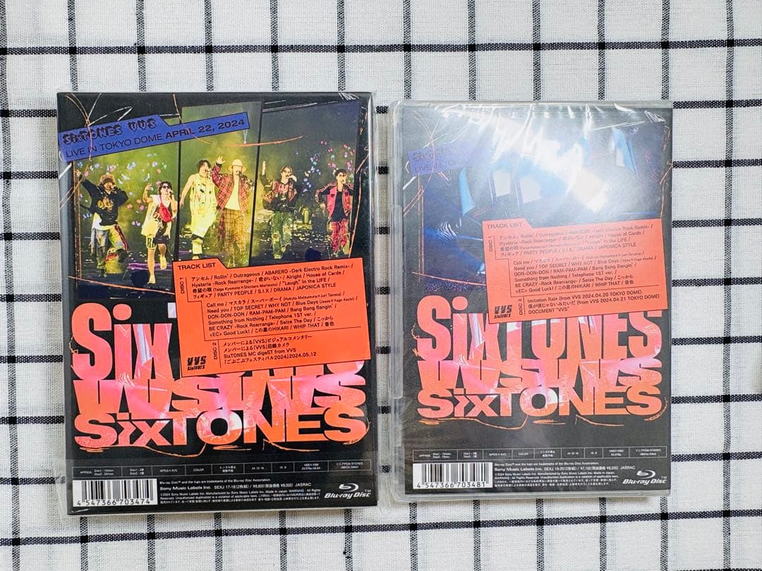 SixTONES VVS 初回盤 通常盤 BluRay