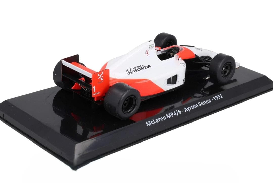 ちょろ1/24 マクラーレン ホンダ MP4/6 A.セナ チャンピオン