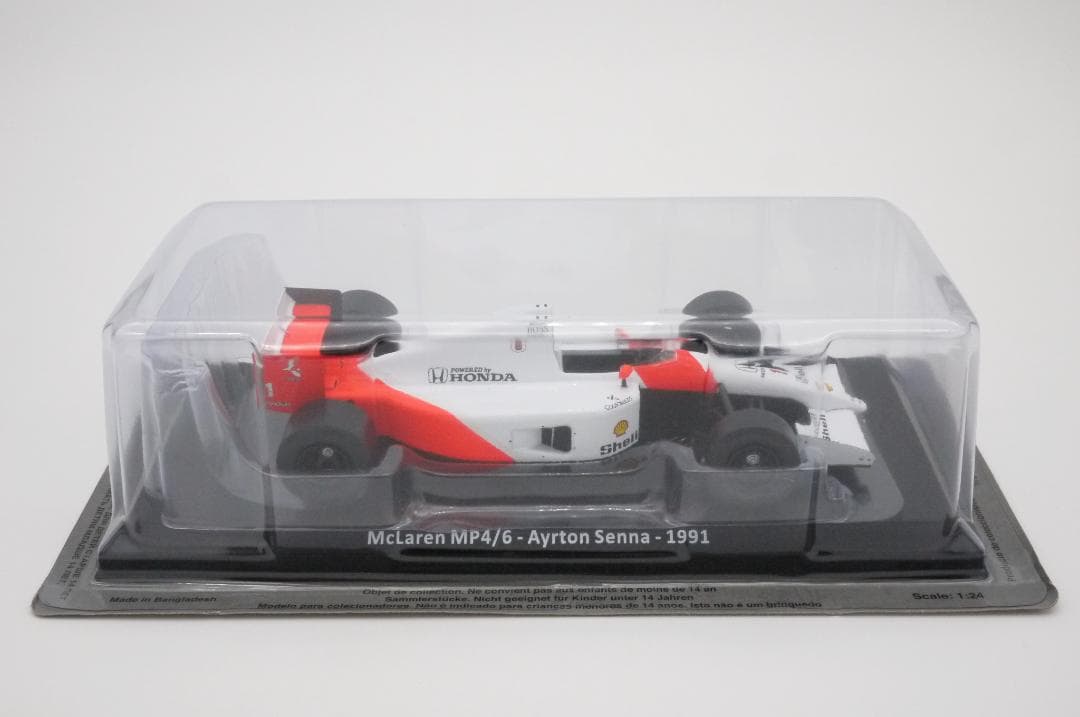 ちょろ1/24 マクラーレン ホンダ MP4/6 A.セナ チャンピオン