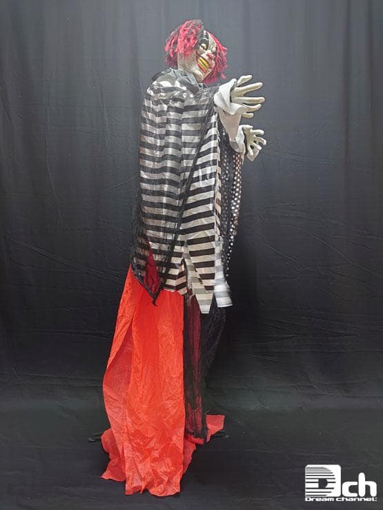 ハロウィン 飾り お店 お化け屋敷 ピエロ おもちゃ ホラー人形 赤い服のピエロ