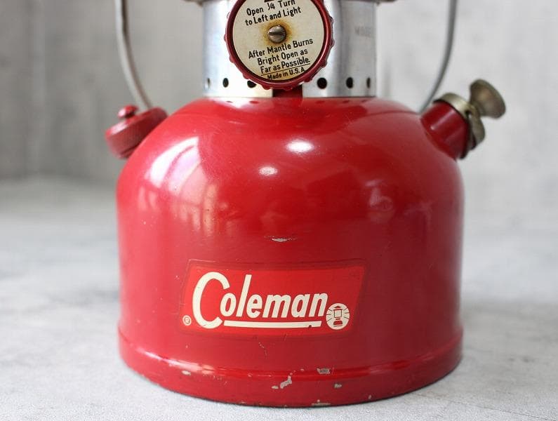 62年製 コールマン 200A ガソリンランタン レッド