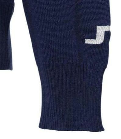 【新品未使用品】J.LINDEBERG ゴルフ用長袖ハーフジップ ニット